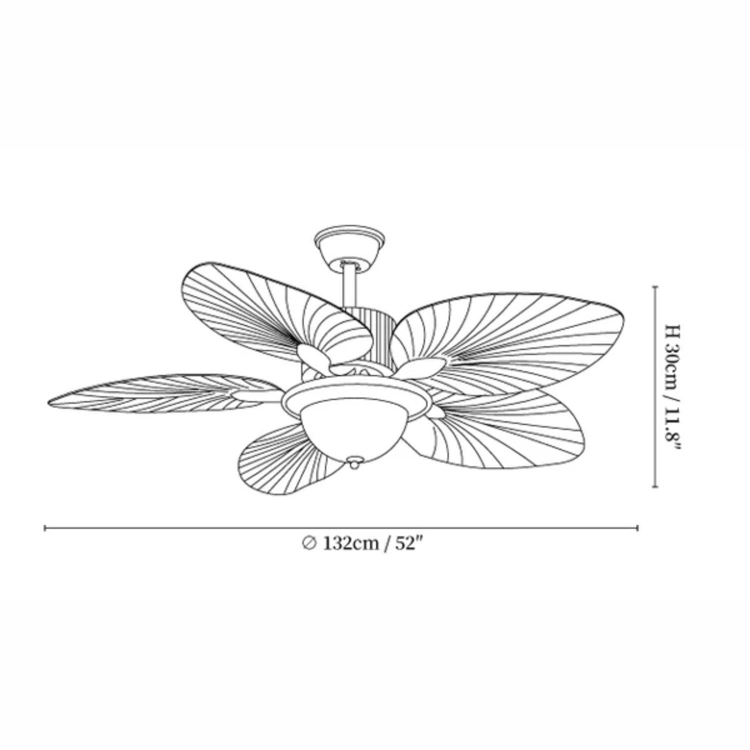 Plafonnier ventilateur Raavel