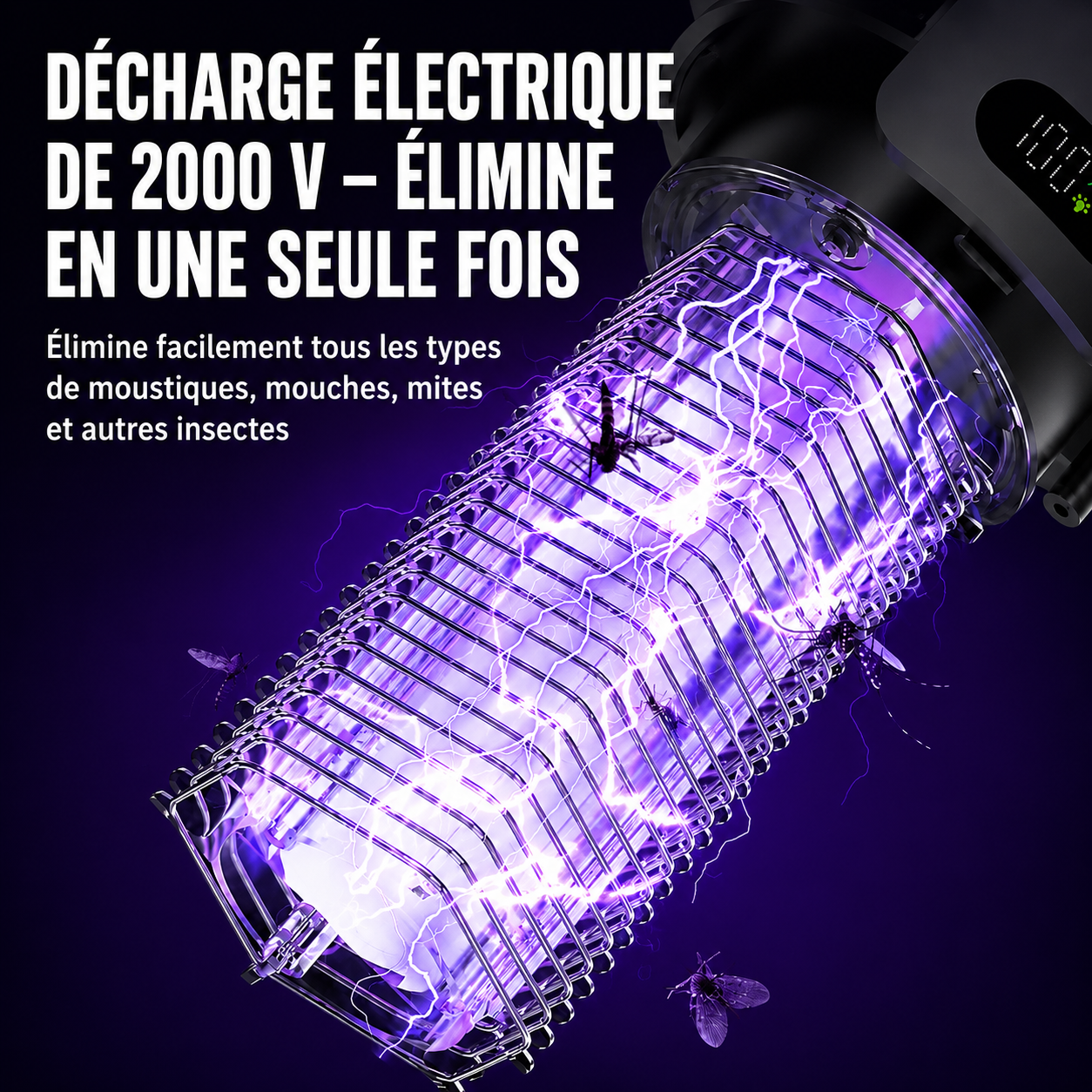 Lampe extérieure antimoustiques Liavéaire