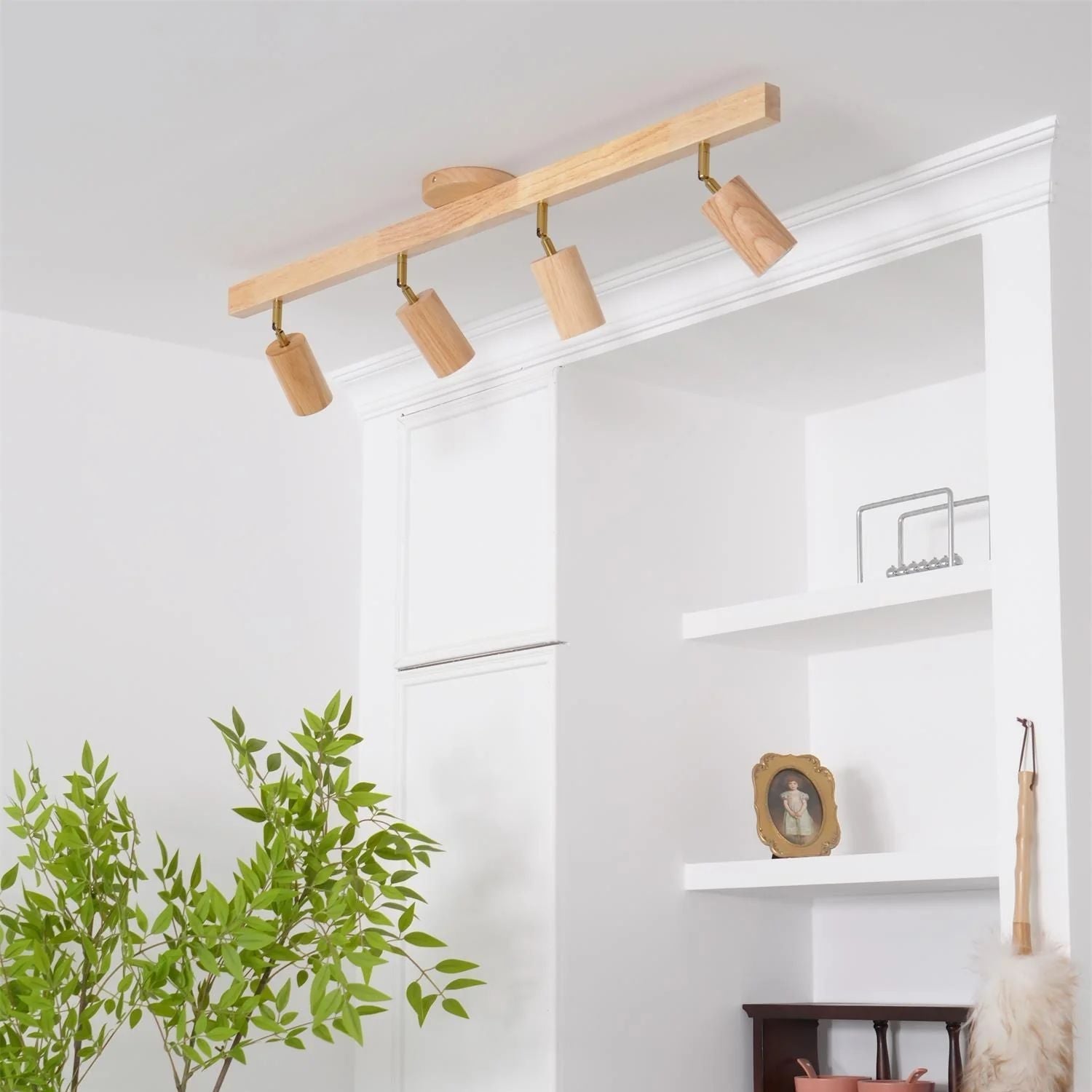 Plafonnier en bois Navelisse