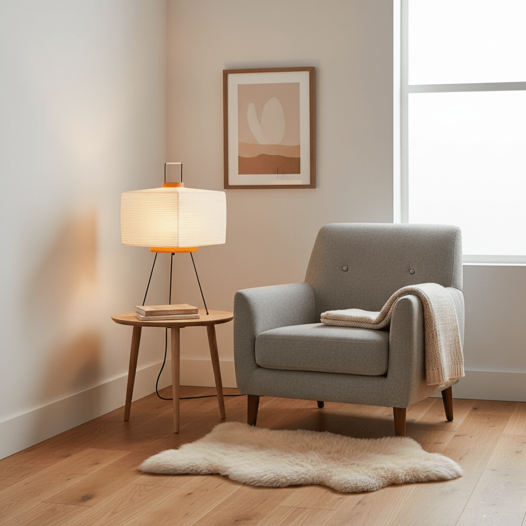 Lampe de table japonaise Pélvionalis