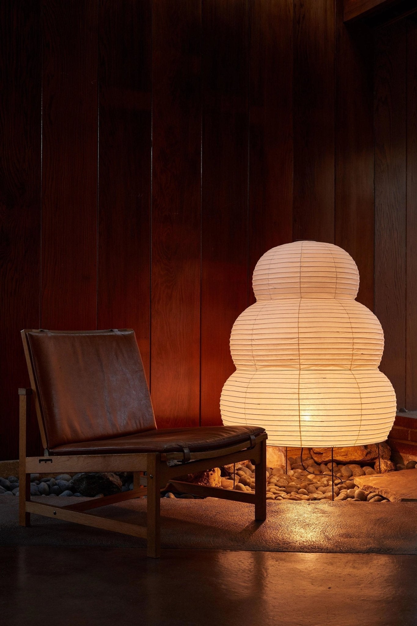 Lampe de table japonaise Pélvionalis