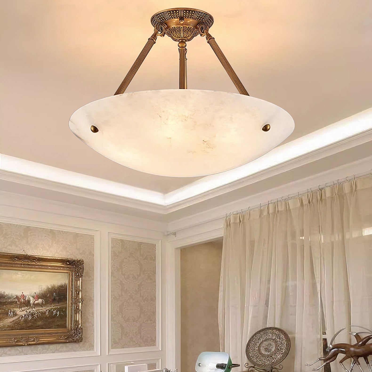 Plafonnier coupe Oreloux