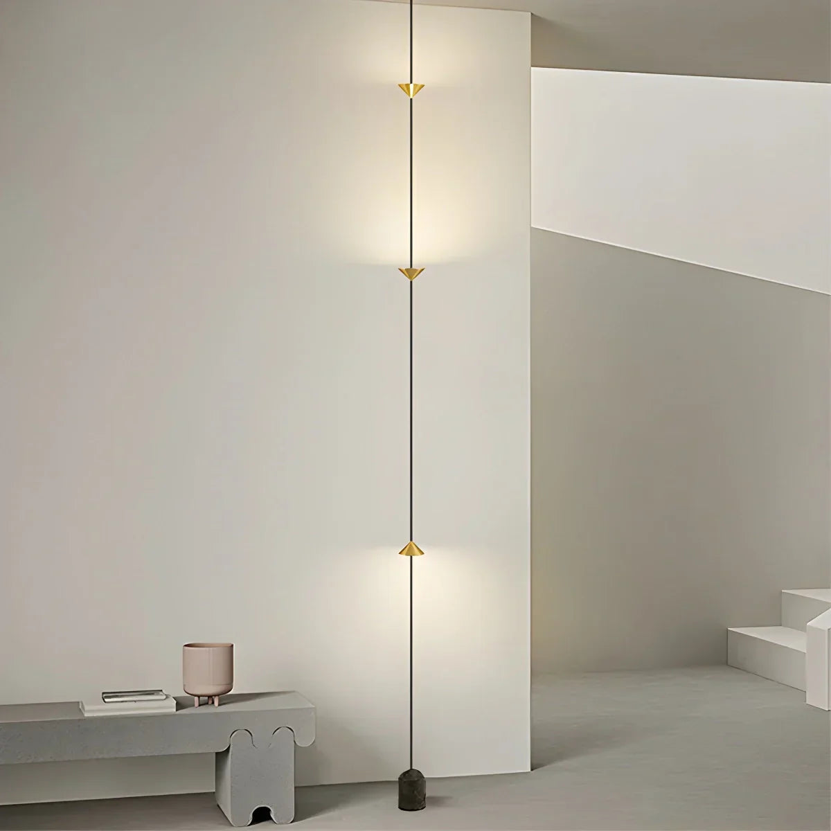 Lampe du sol au plafond Borain
