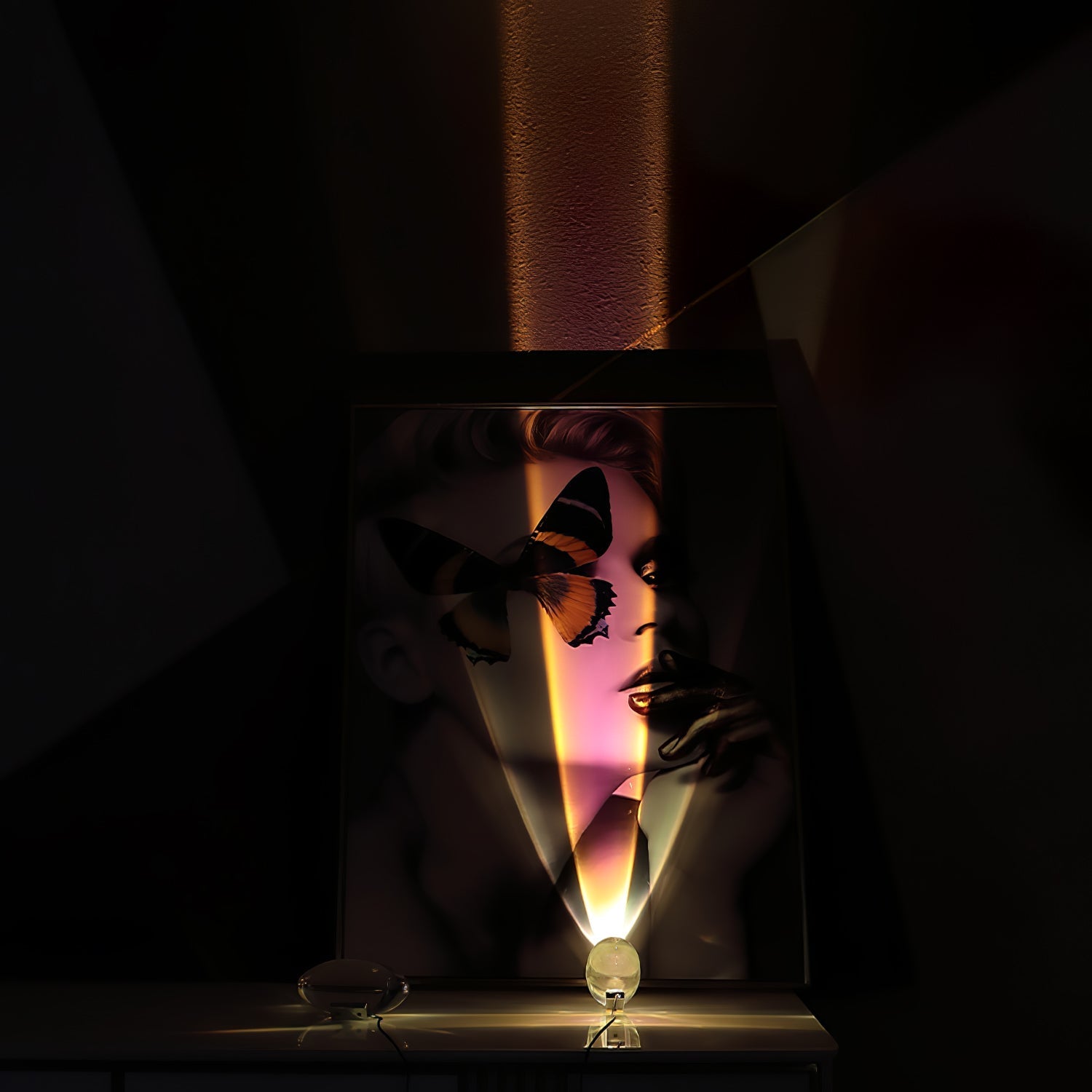 Lampe de table Velionne en cristal