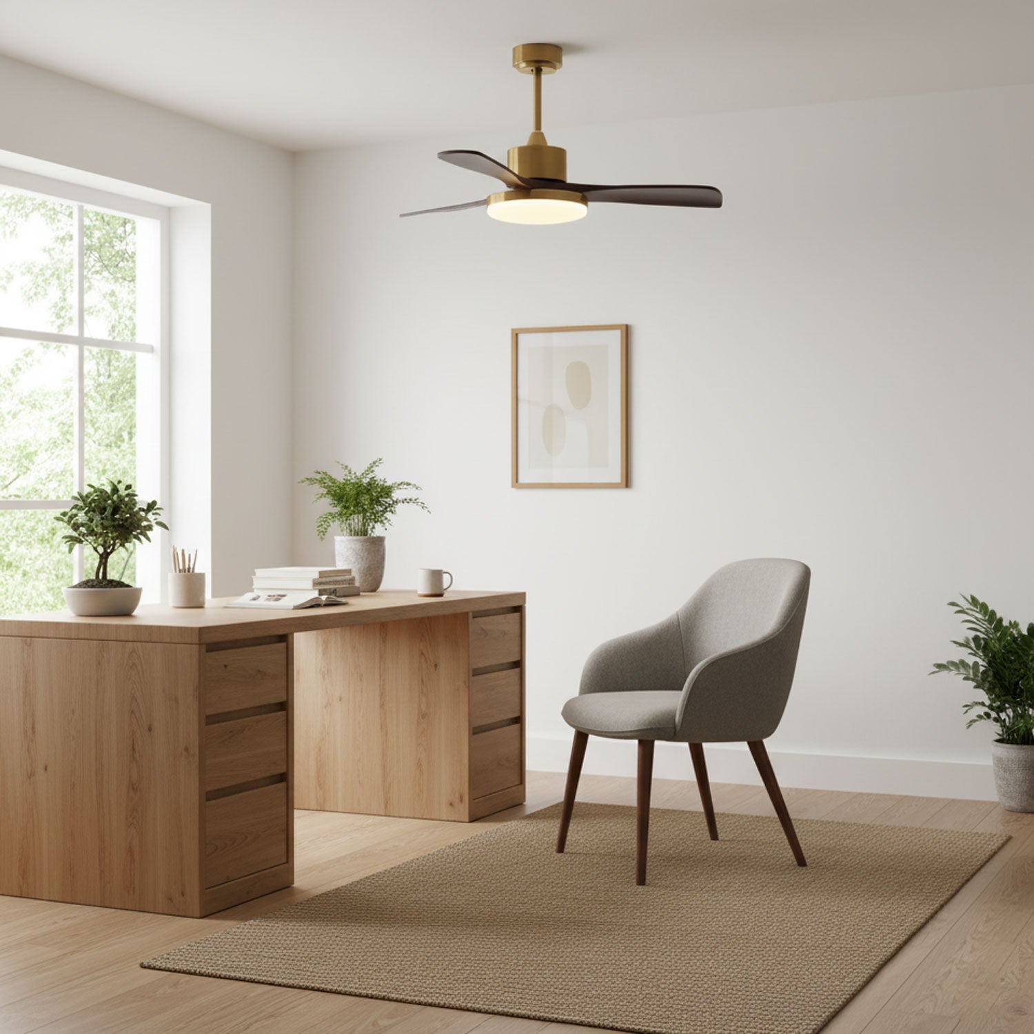 Plafonnier ventilateur Ouvigne
