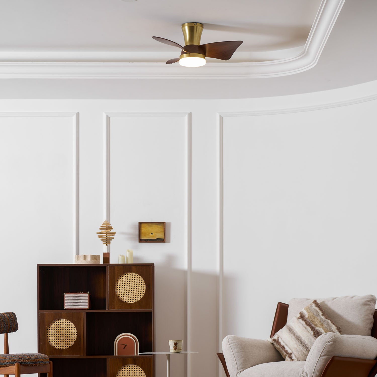 Plafonnier ventilateur Sorielis