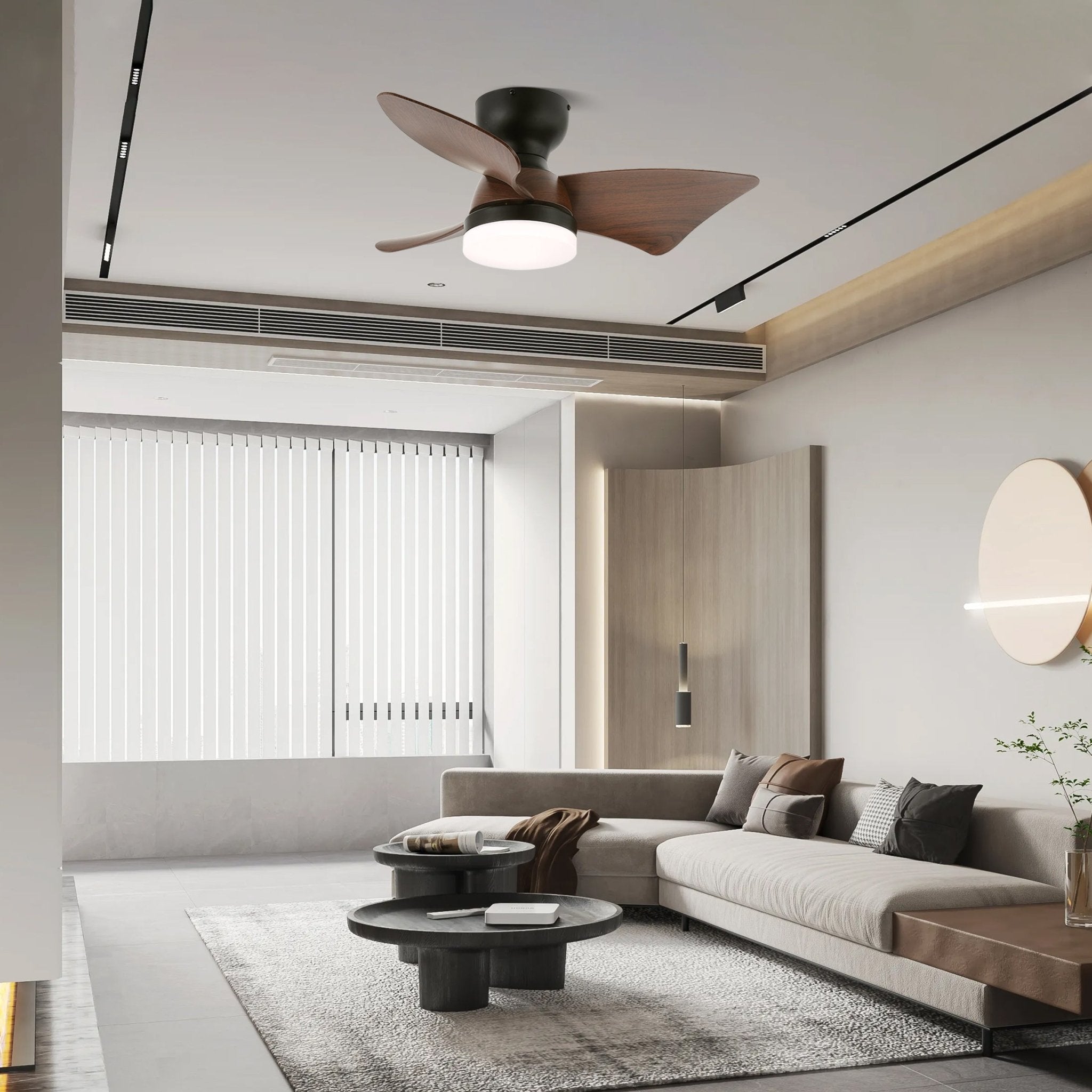 Plafonnier ventilateur Taéllya