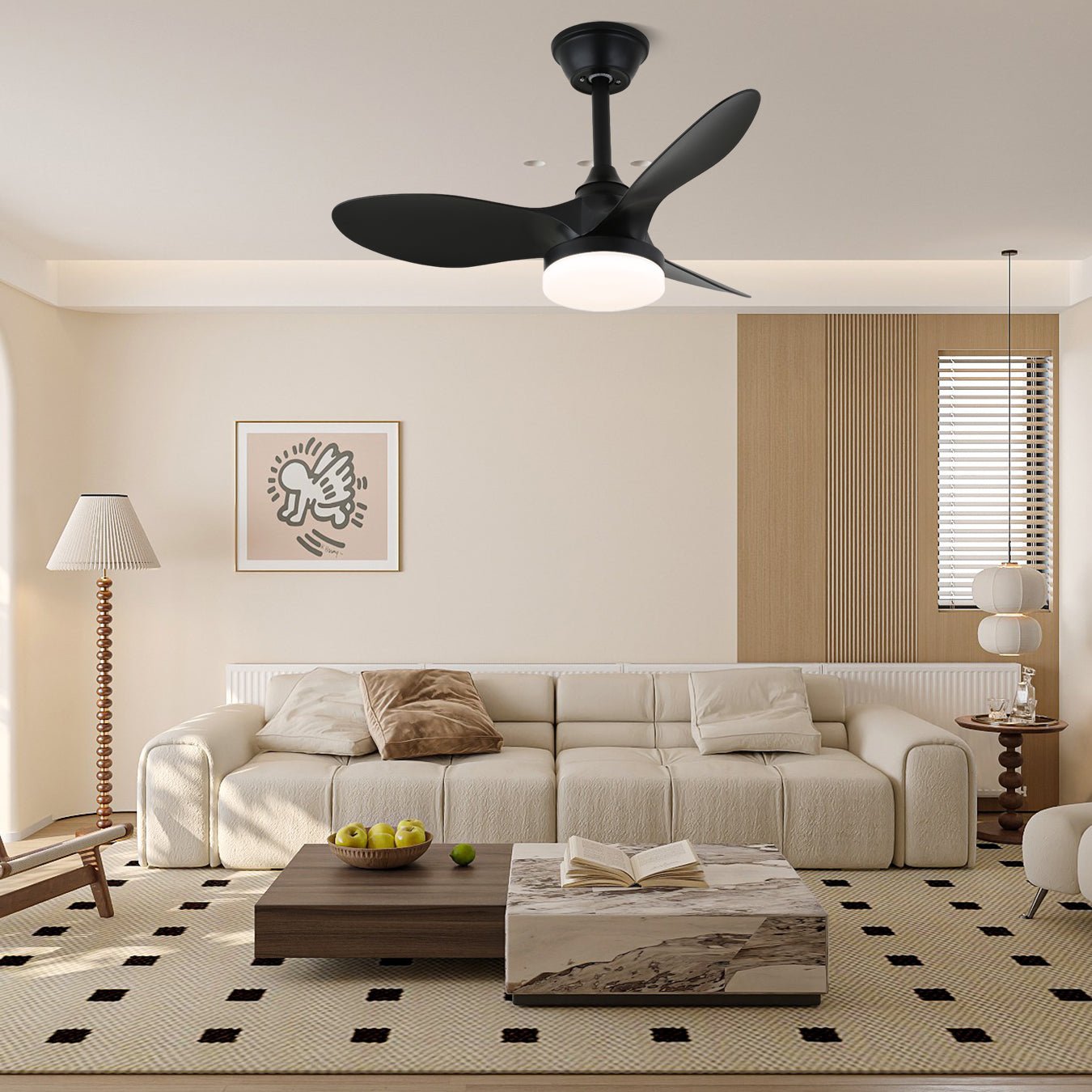 Plafonnier ventilateur Coovévia