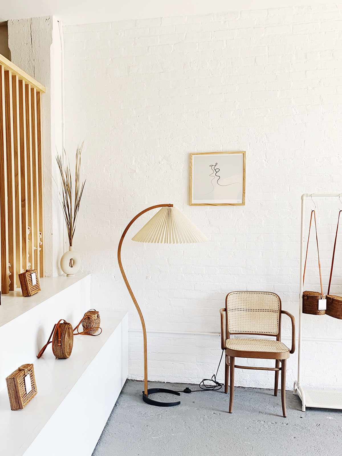 Lampadaire scandinave Roeléco