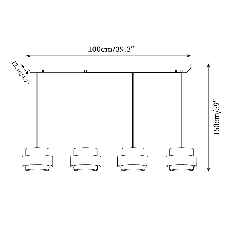 Suspension cylindrique Cellunemont
