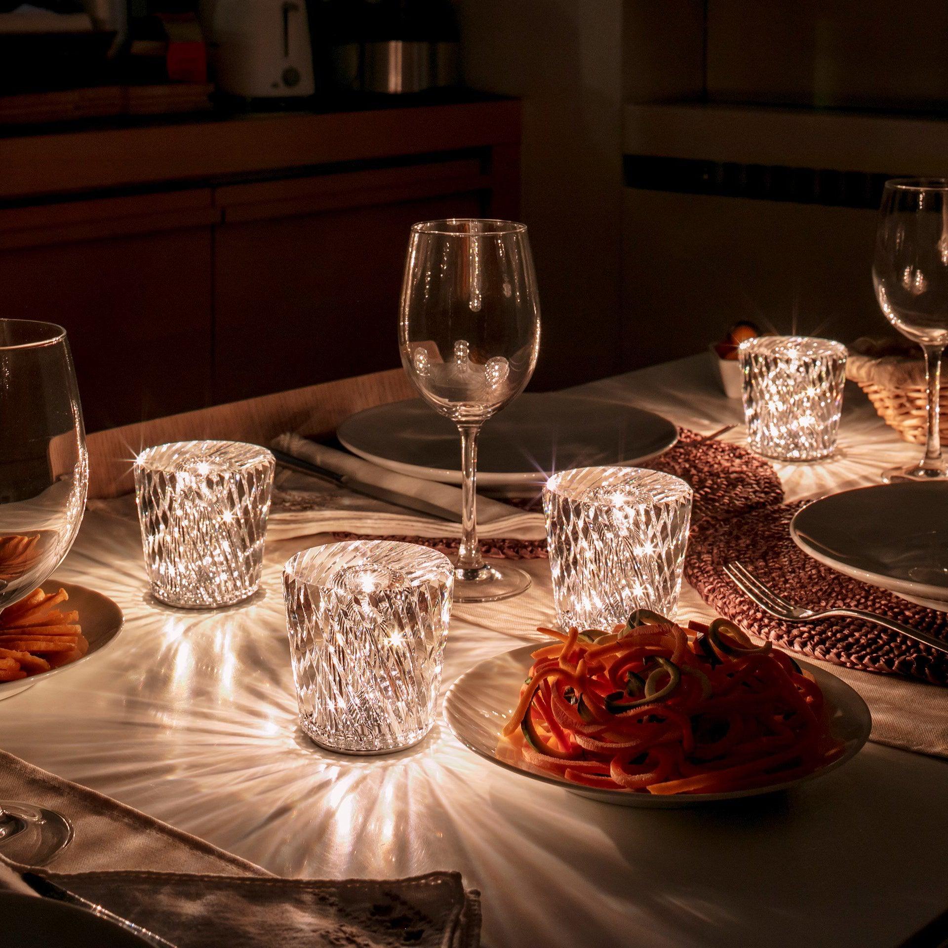 Lampe de table diamant Célcieléa