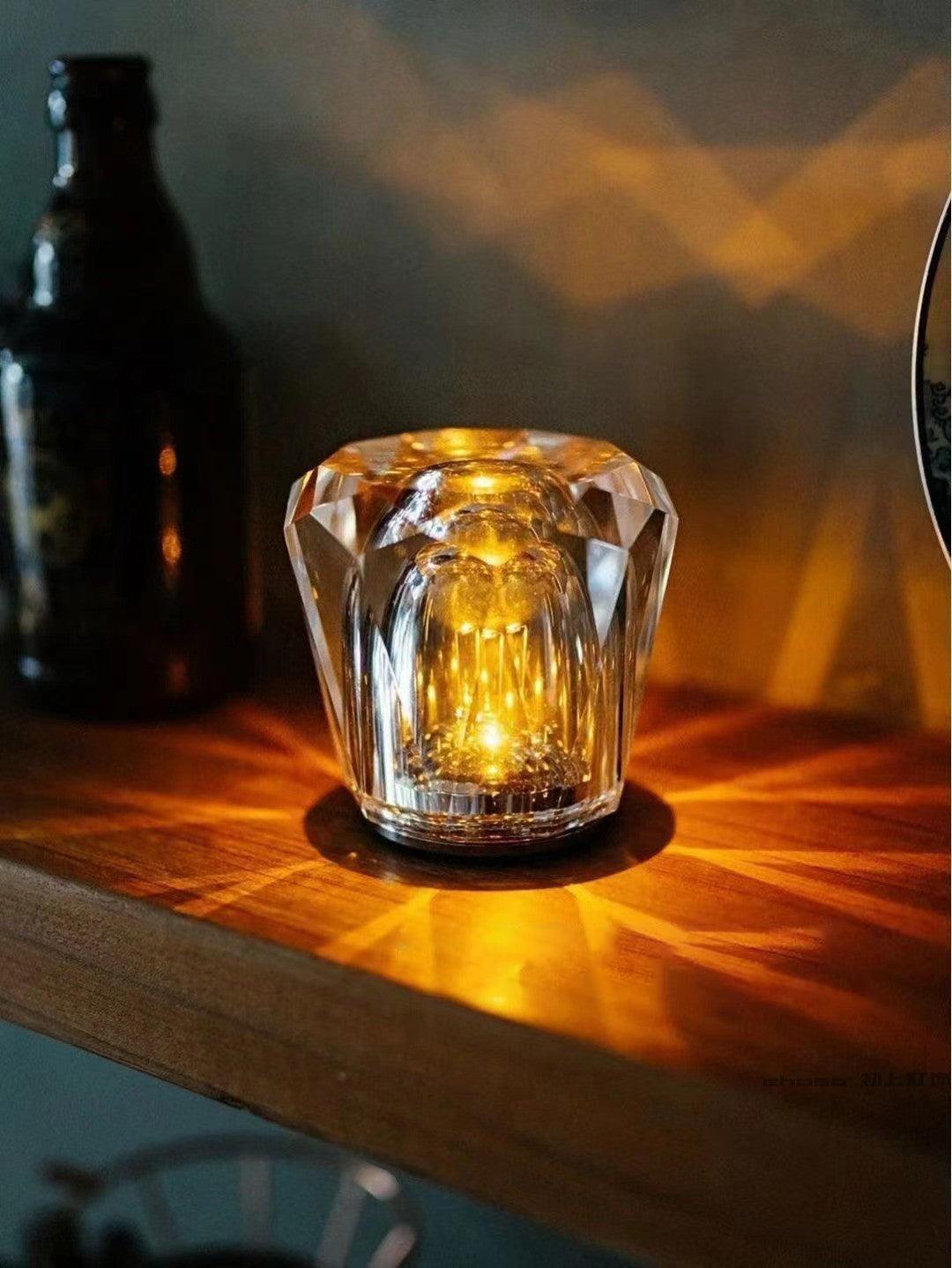Lampe de table diamant Célcieléa