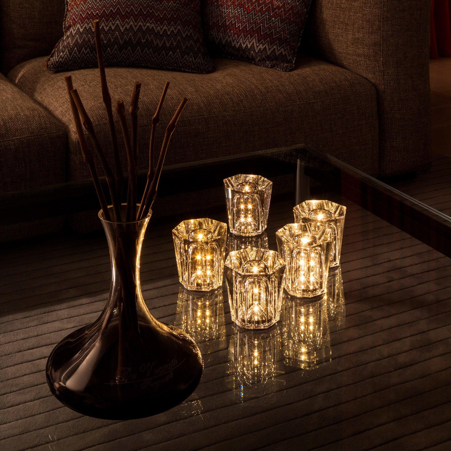 Lampe de table diamant Célcieléa