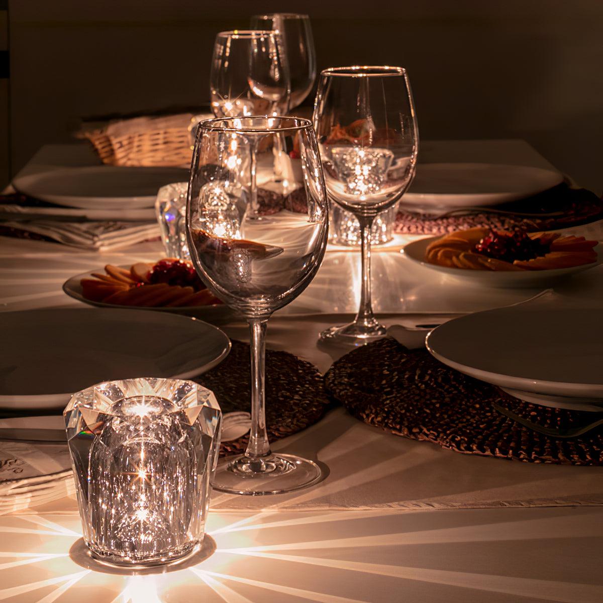 Lampe de table diamant Célcieléa