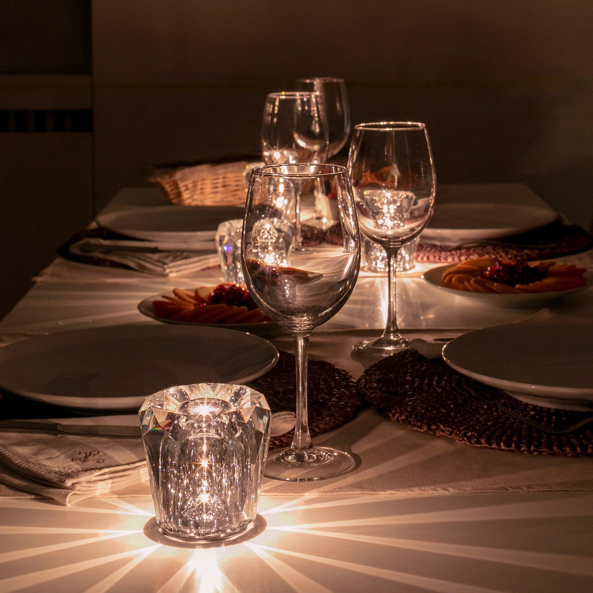 Lampe de table diamant Célcieléa