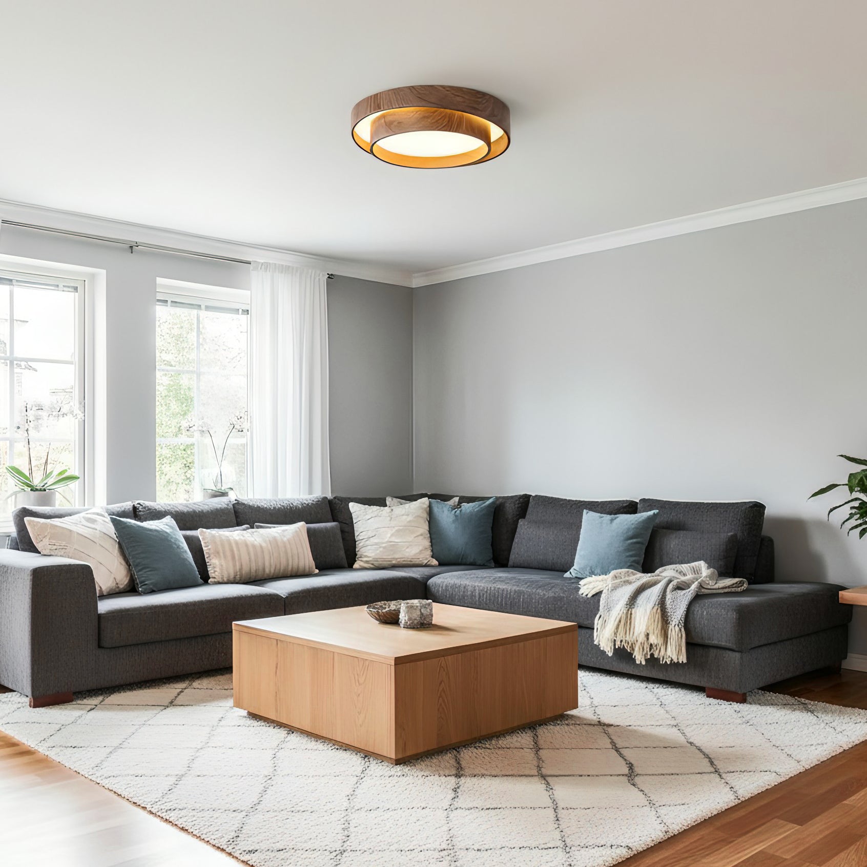 Plafonnier rond Solionelle