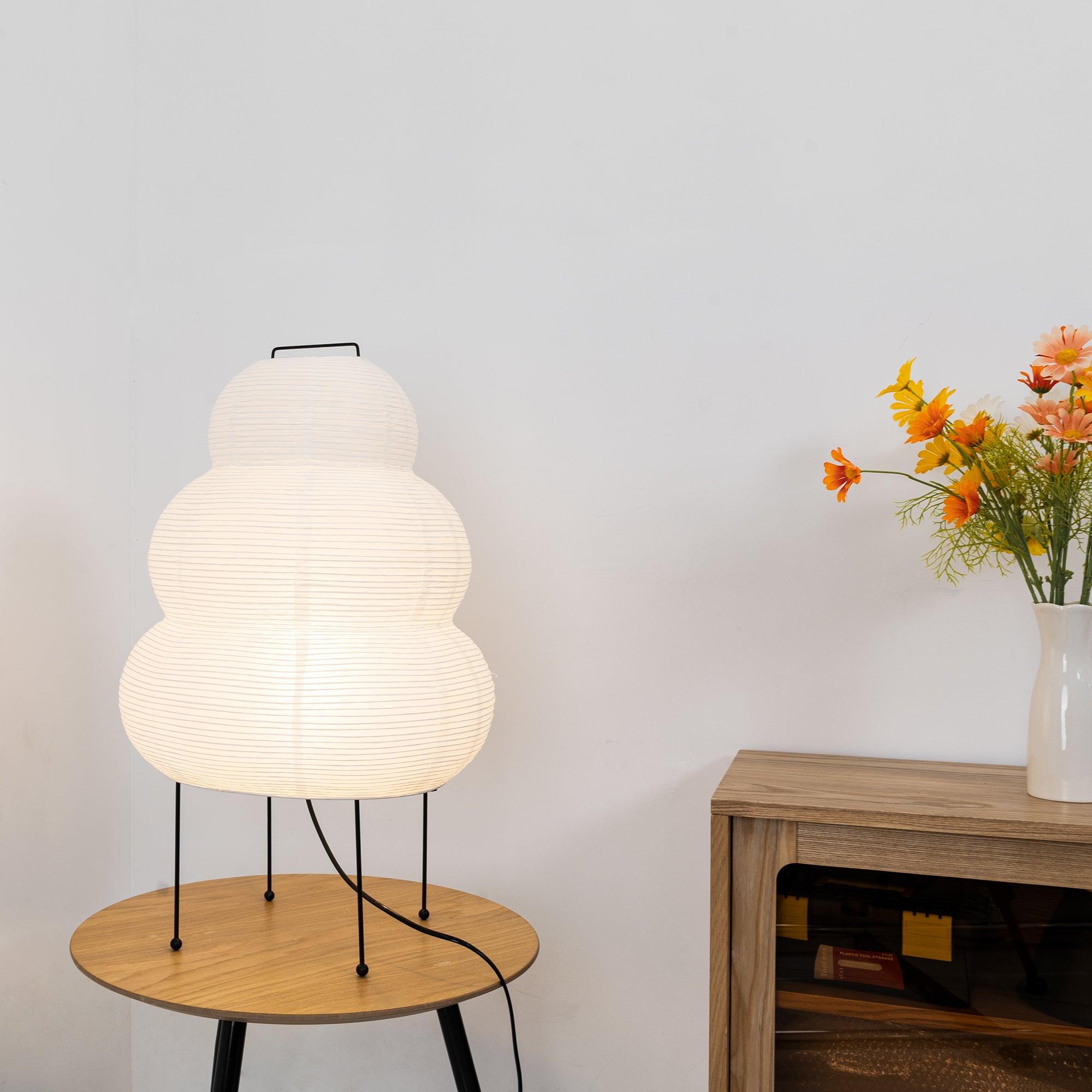 Lampe de table japonaise Pélvionalis