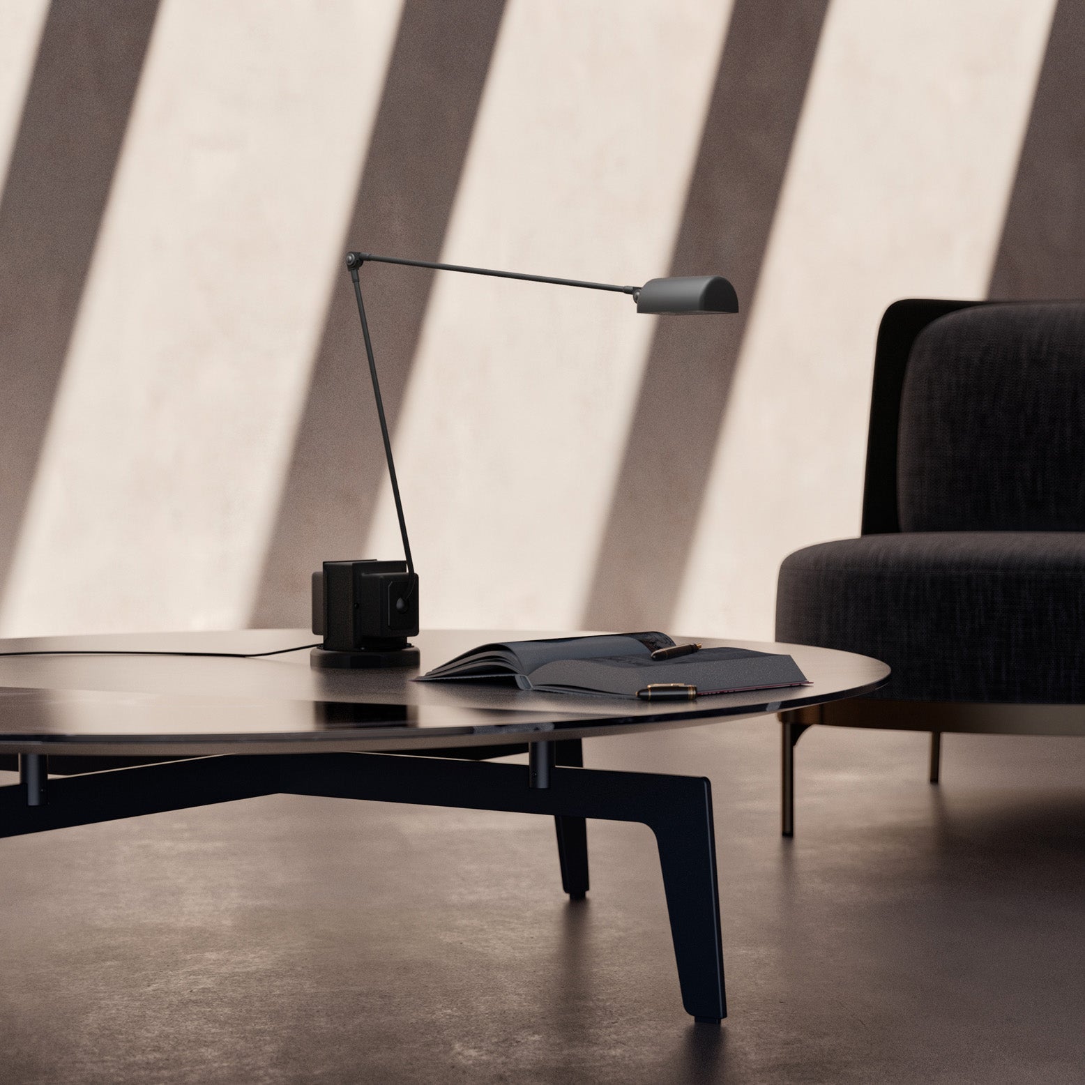 Lampe de table orientable Olcielroux