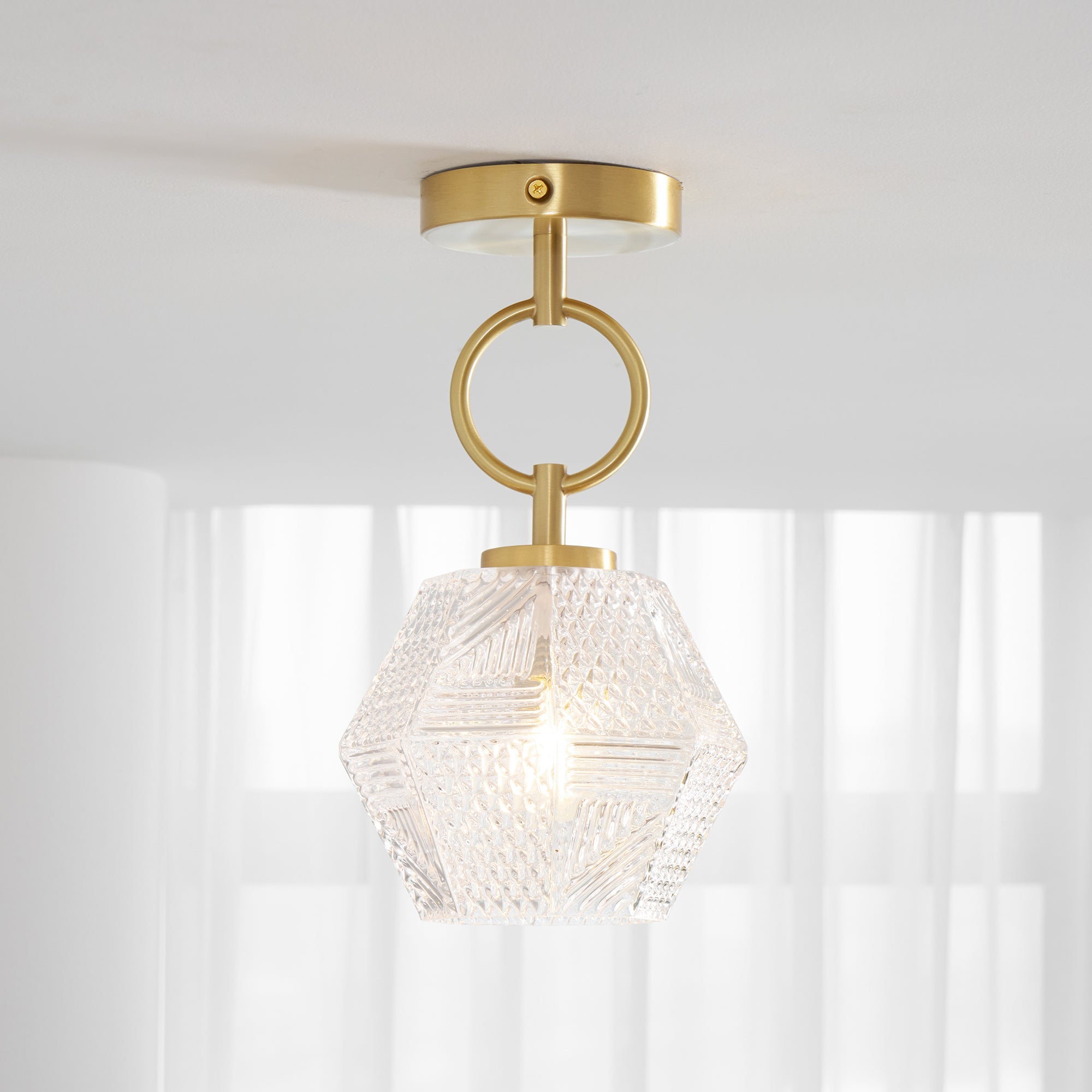 Plafonnier Art déco Ruzovaris