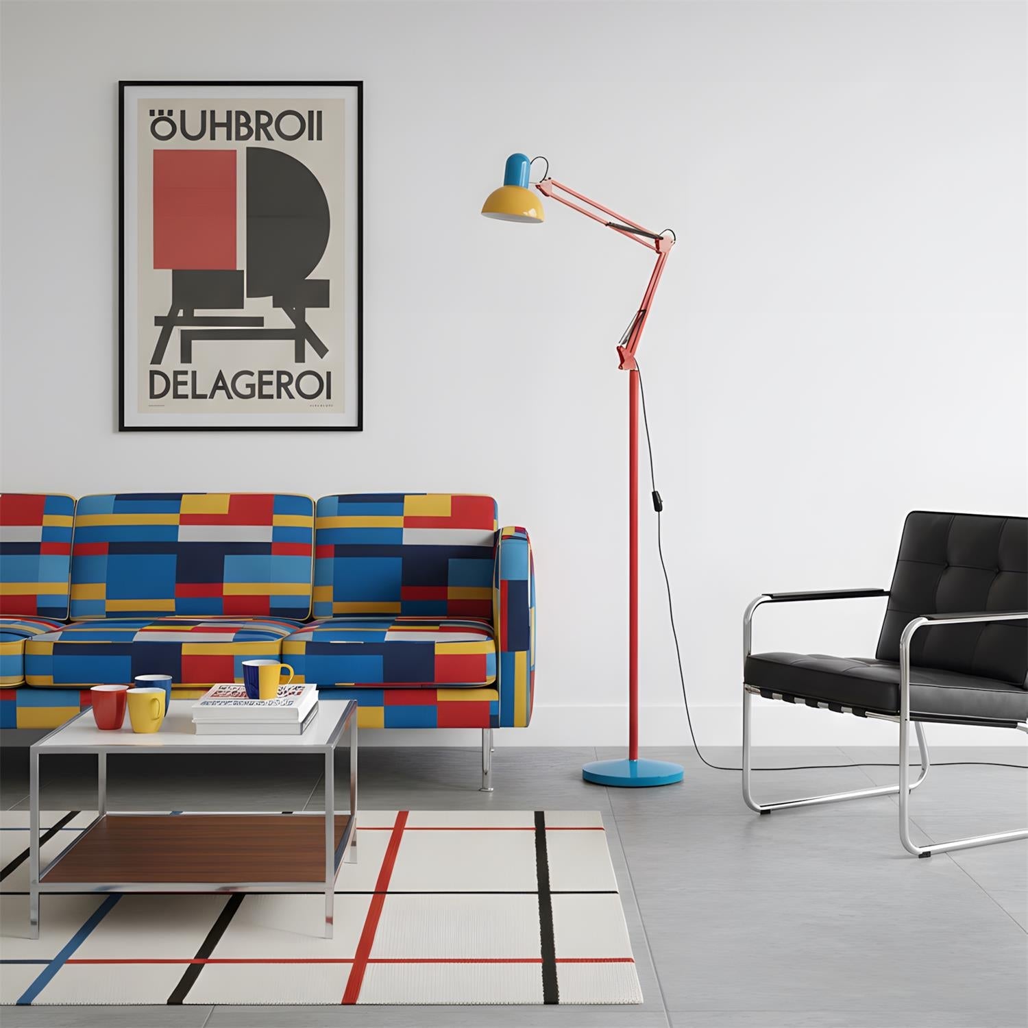 Lampadaire graphique Raviel