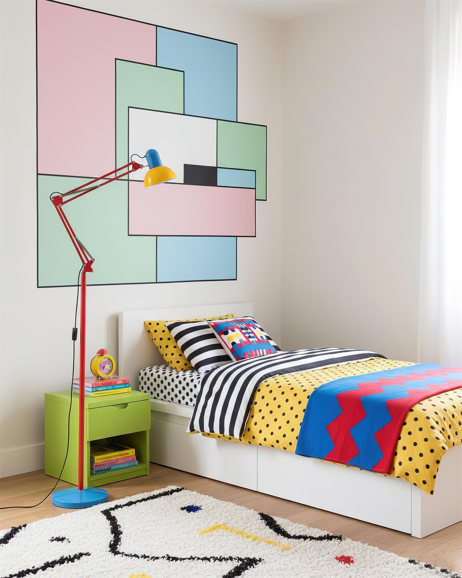 Lampadaire graphique Raviel