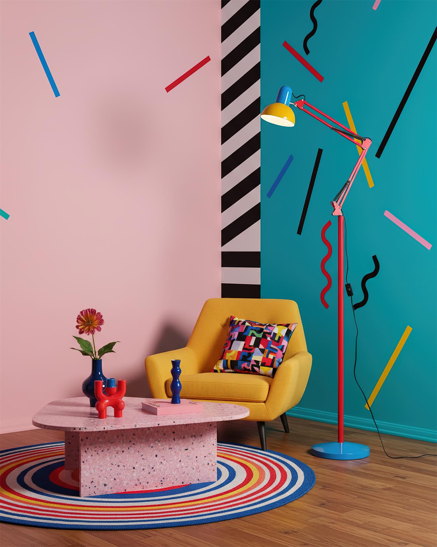 Lampadaire graphique Raviel