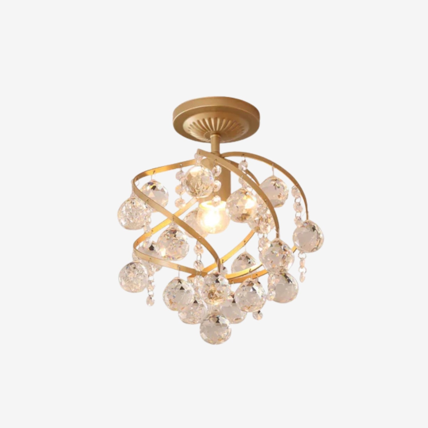 Plafonnier Kavelo en cristal