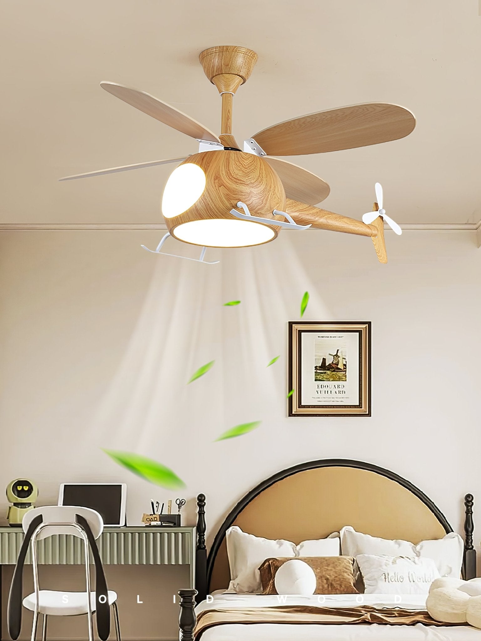 Ventilateur de plafond Skomo pour hélicoptère