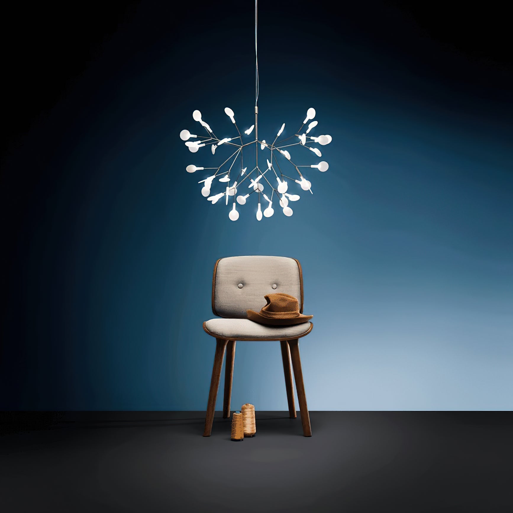 Lustre sculptural Iloreux