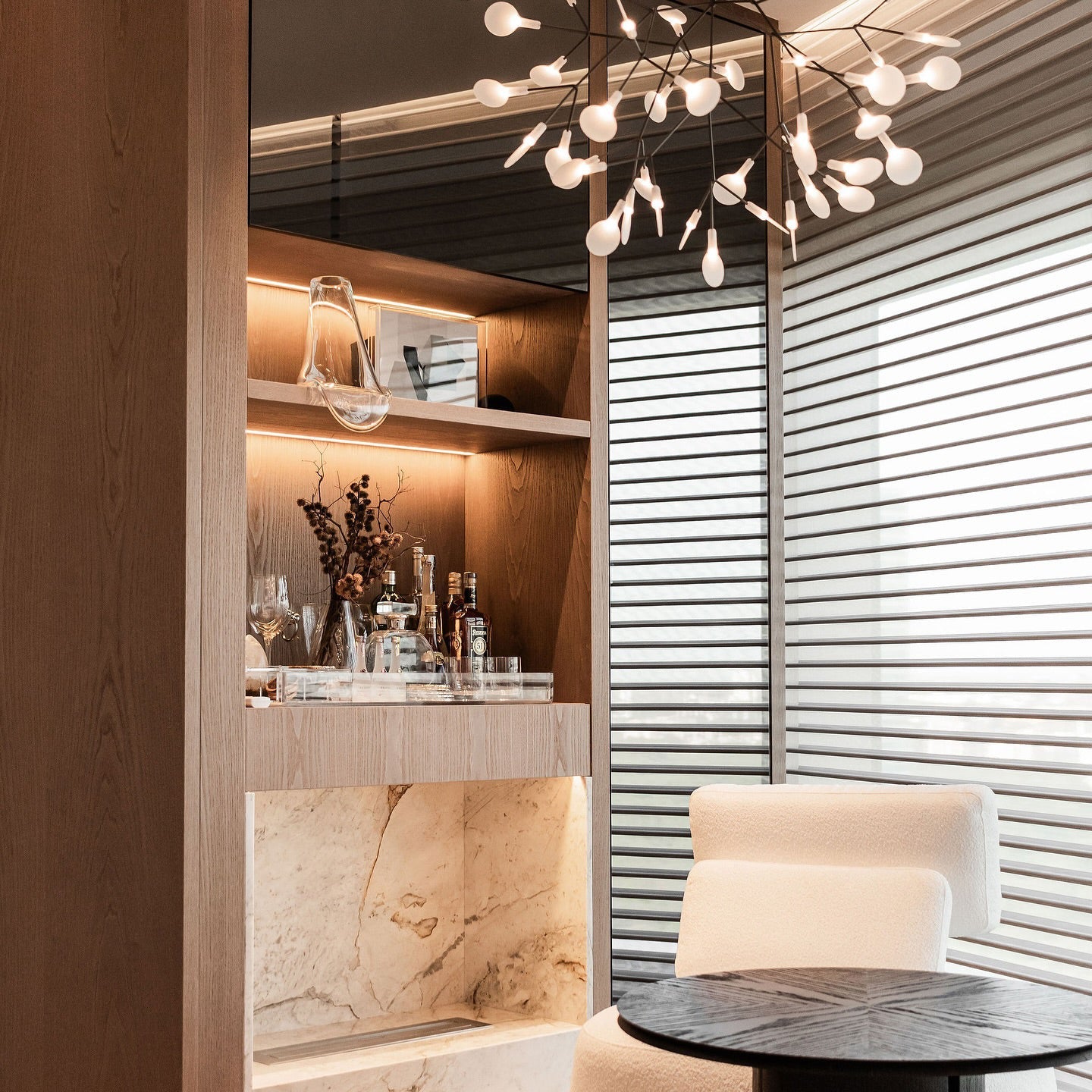 Lustre sculptural Iloreux