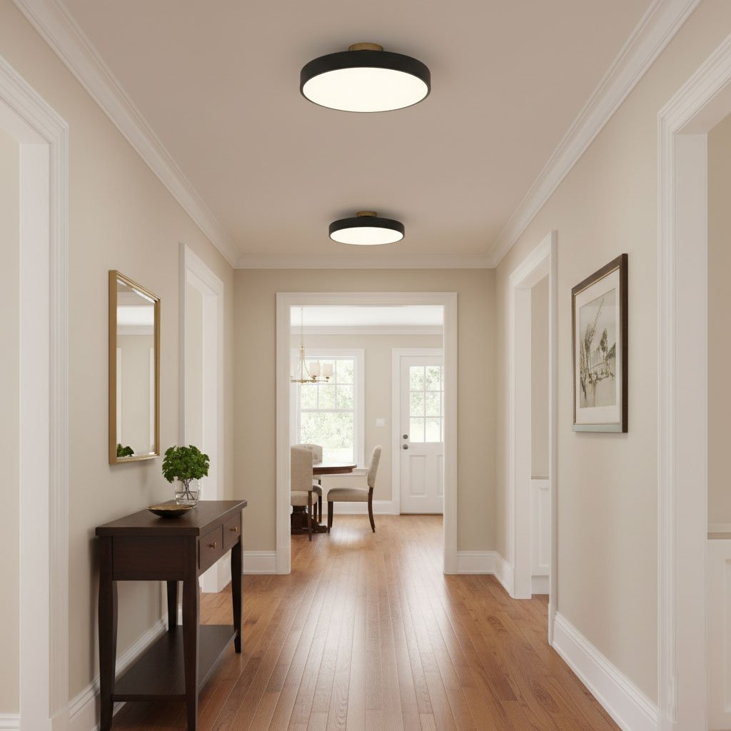 Plafonnier rond Soronec