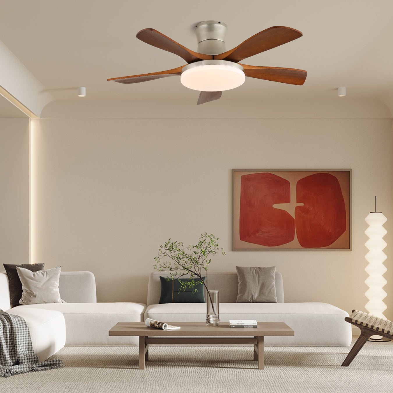 Plafonnier ventilateur Iruneo