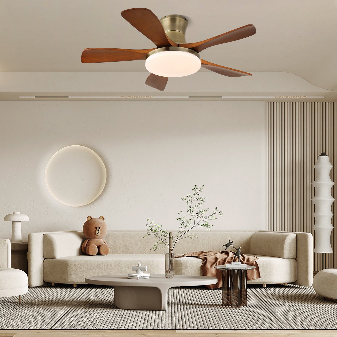 Plafonnier ventilateur Iruneo