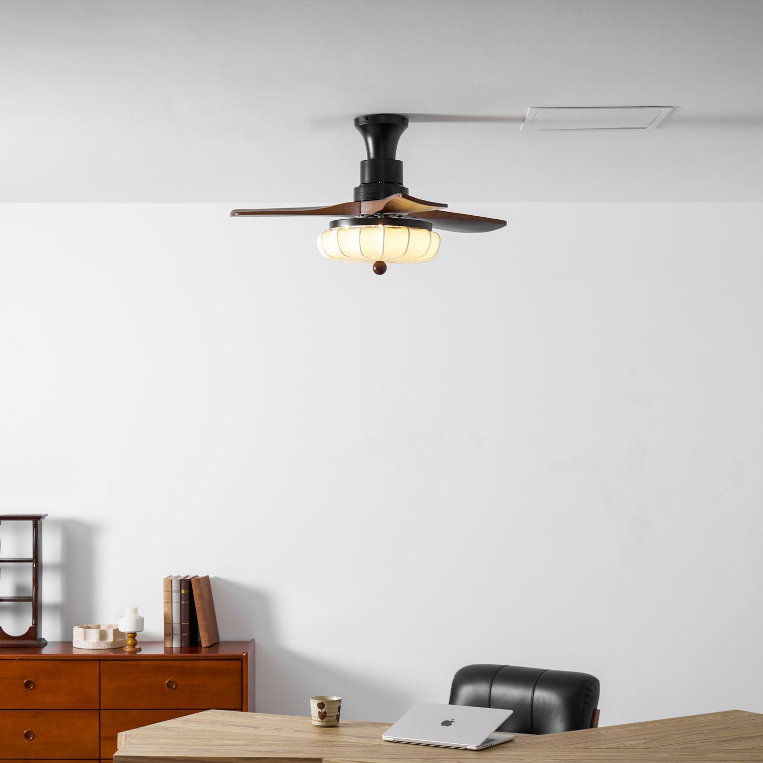 Plafonnier ventilateur moderne Navelo