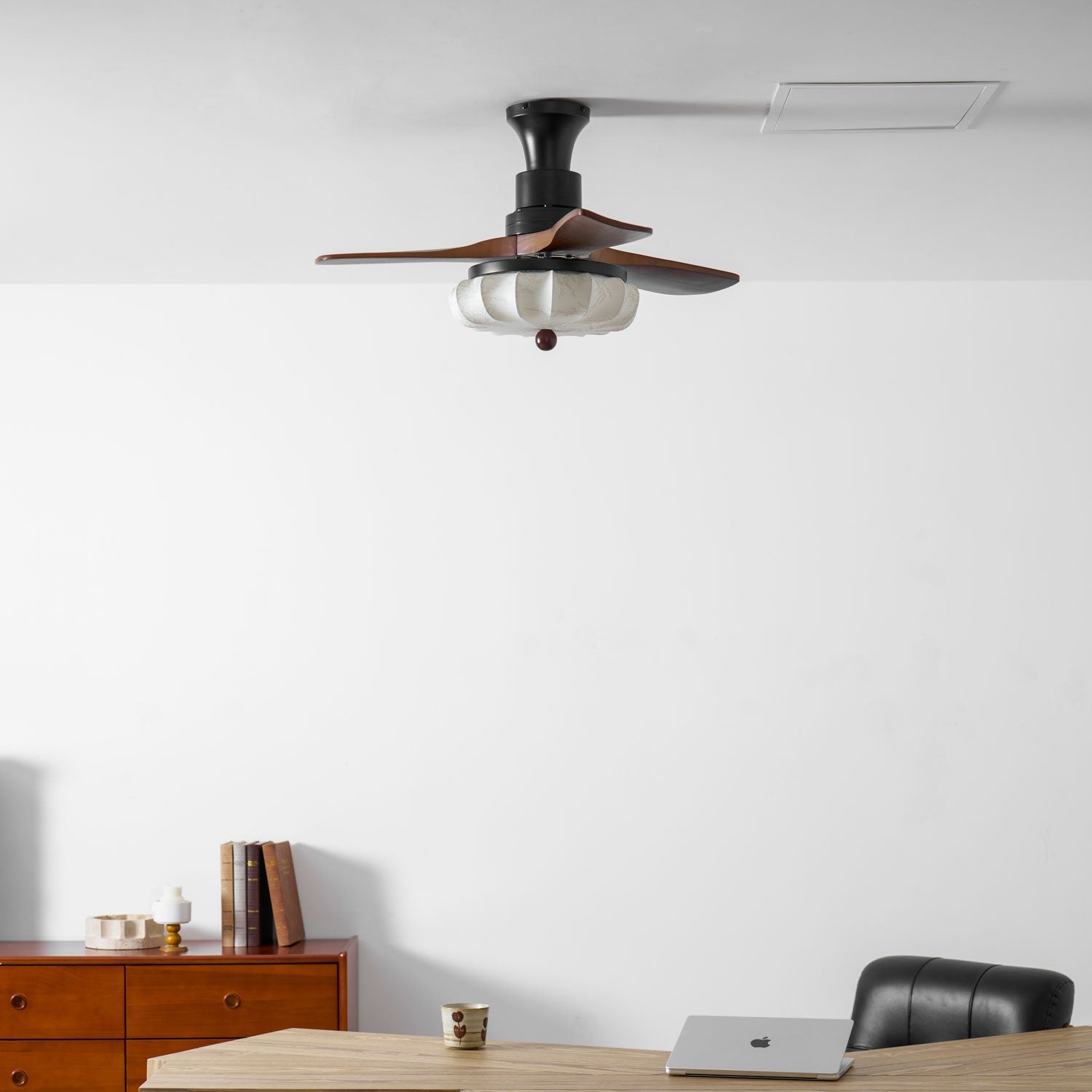 Plafonnier ventilateur moderne Navelo