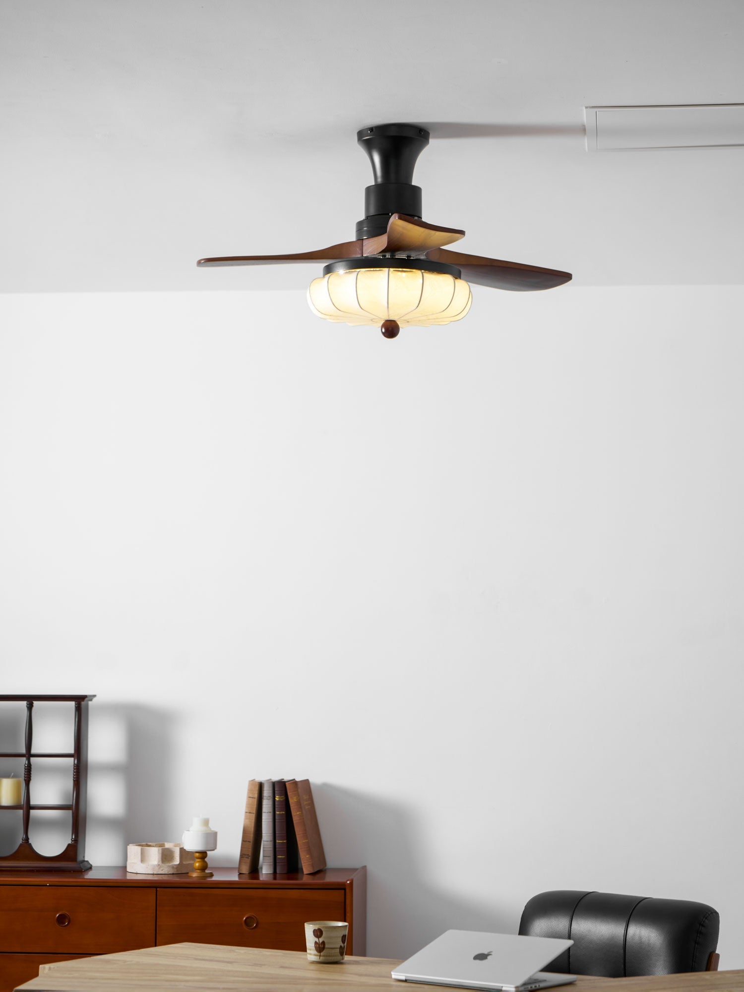 Plafonnier ventilateur moderne Navelo