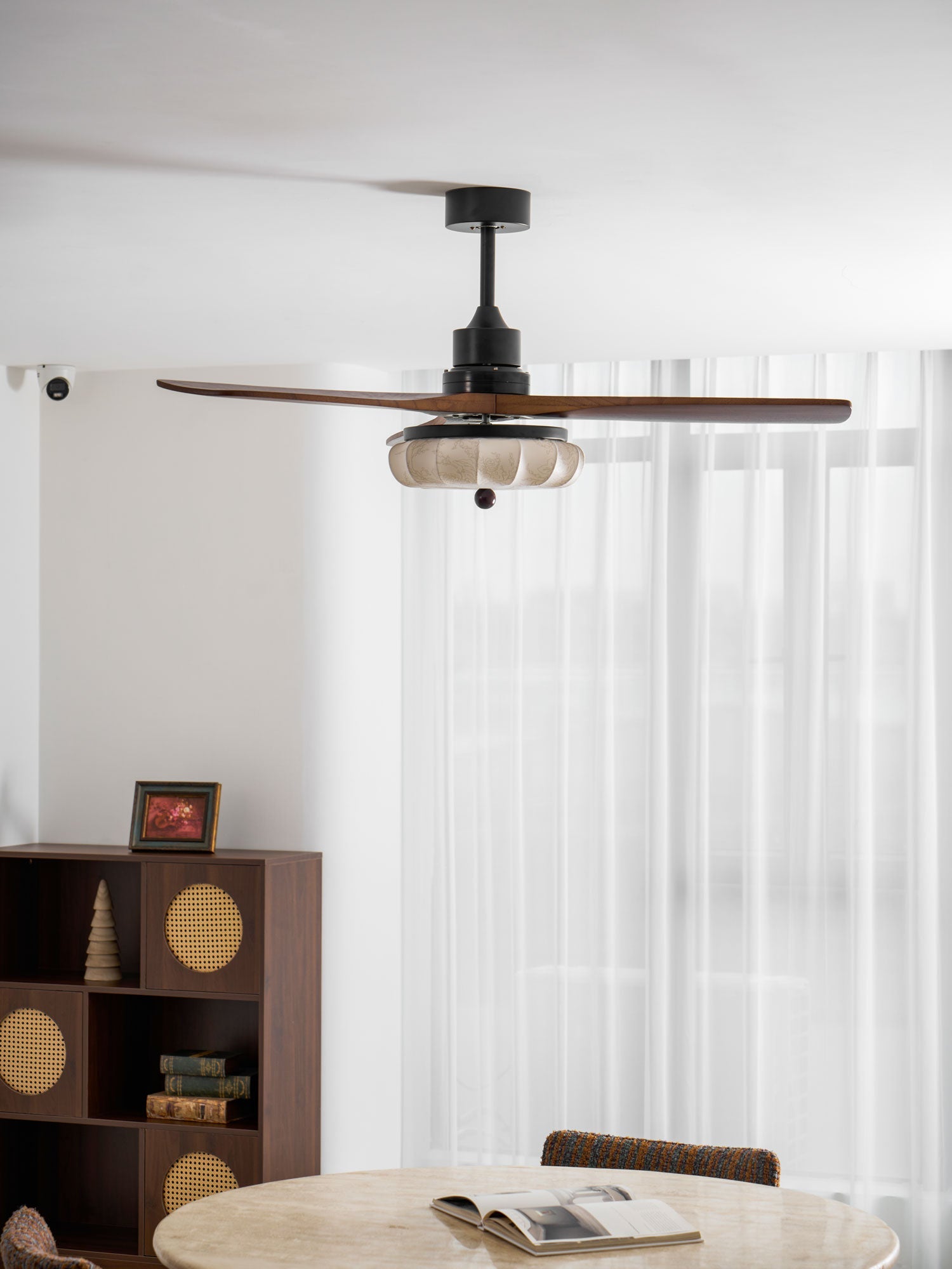 Plafonnier ventilateur moderne Navelo