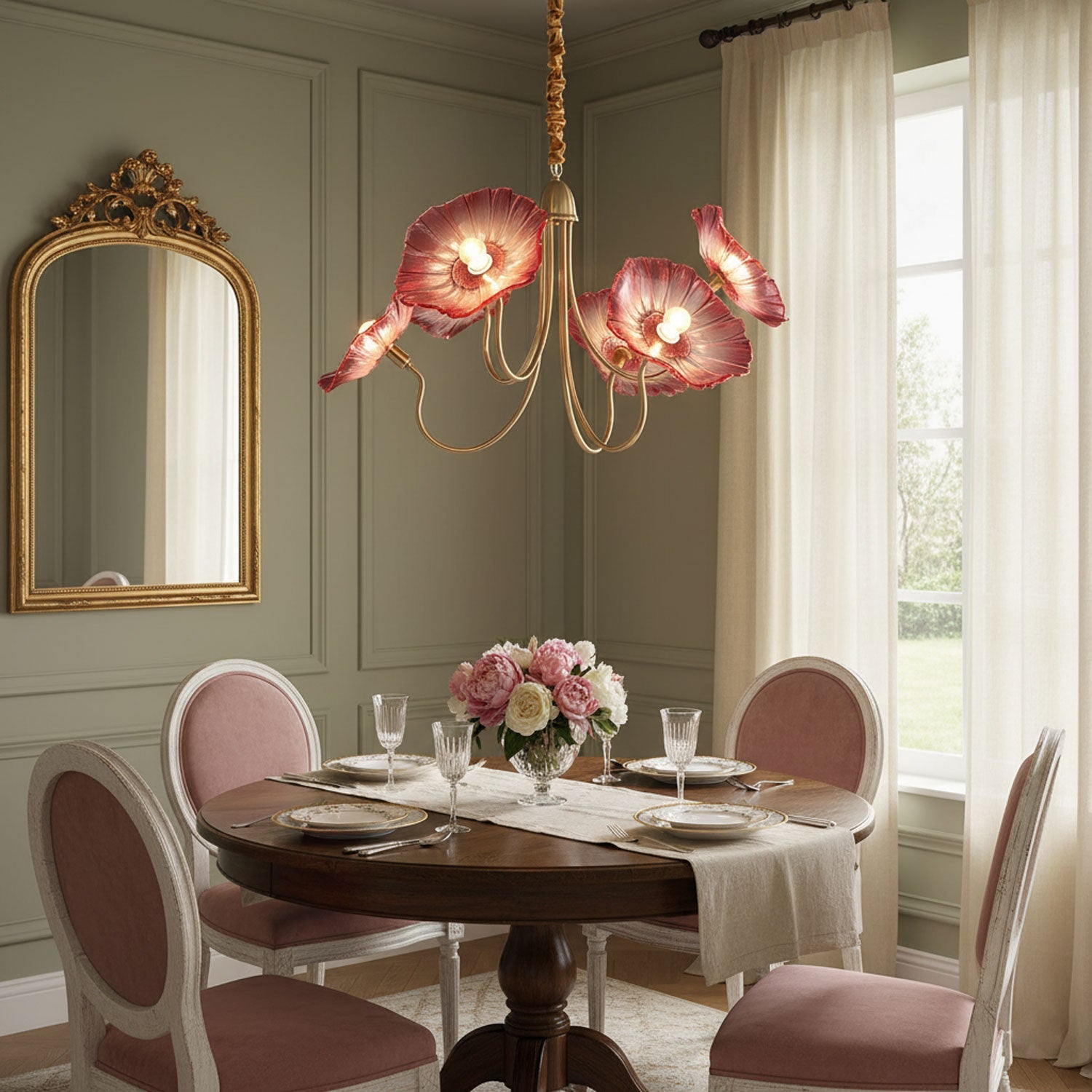 Lustre floral Seanora