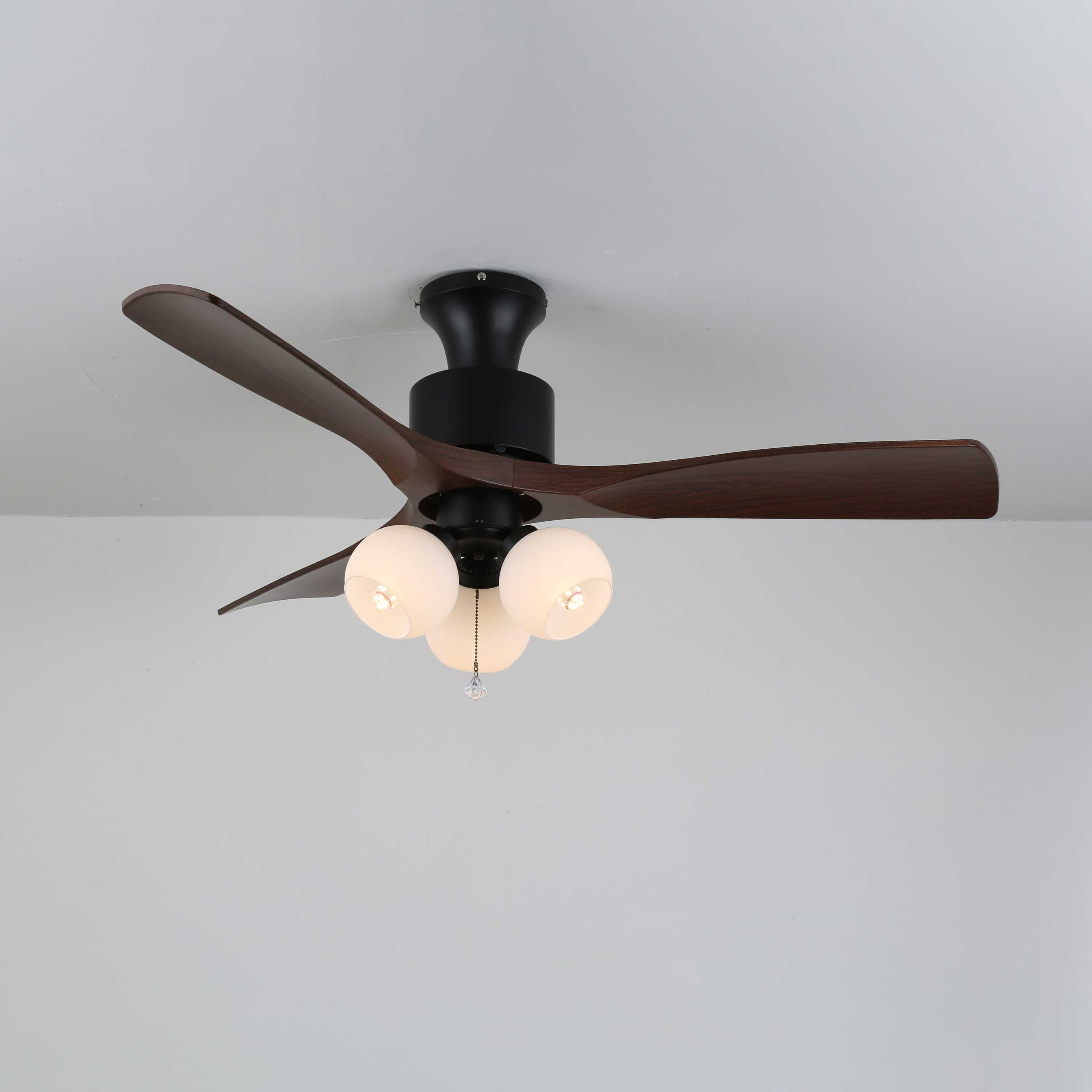 Plafonnier ventilateur globe Limeléon