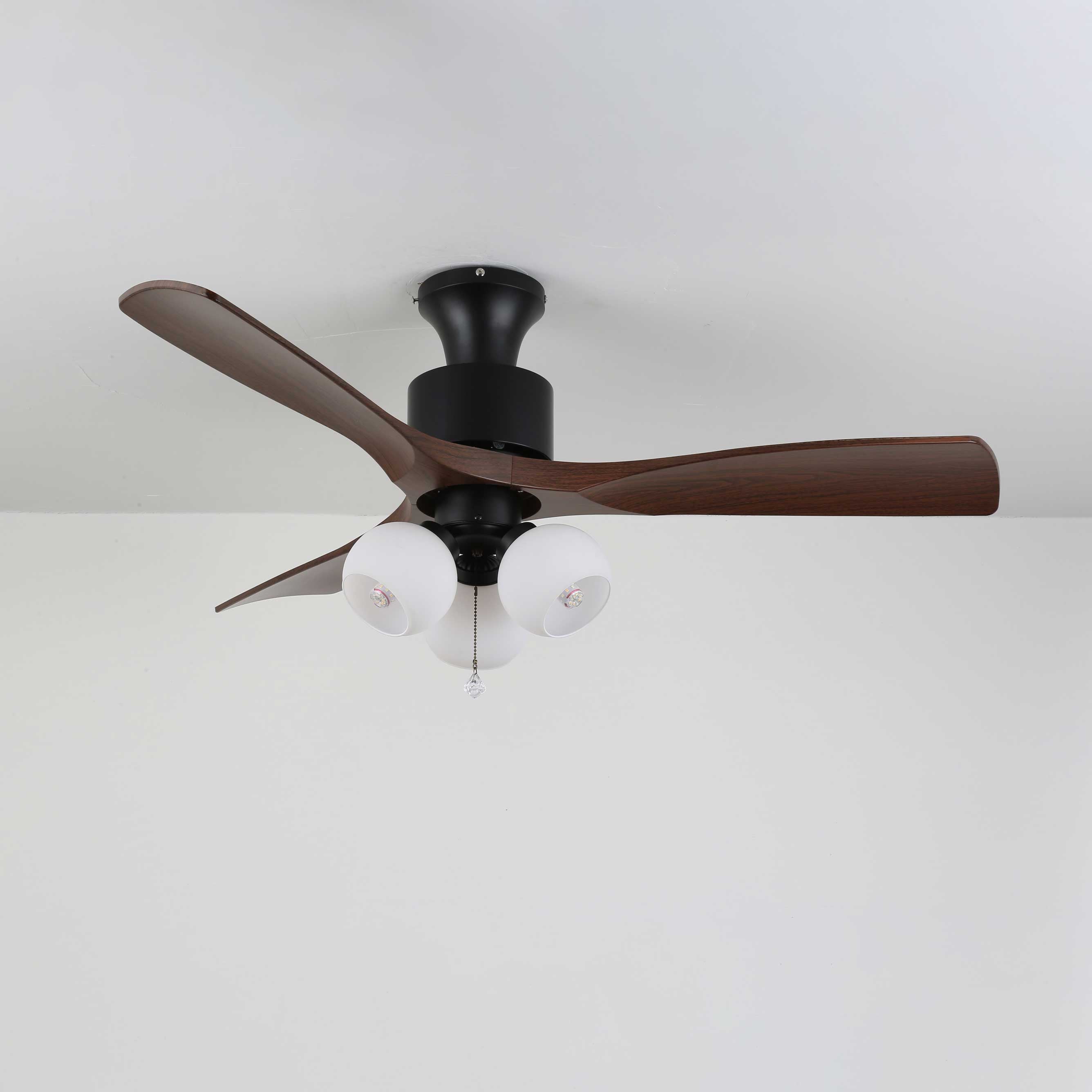 Plafonnier ventilateur globe Limeléon