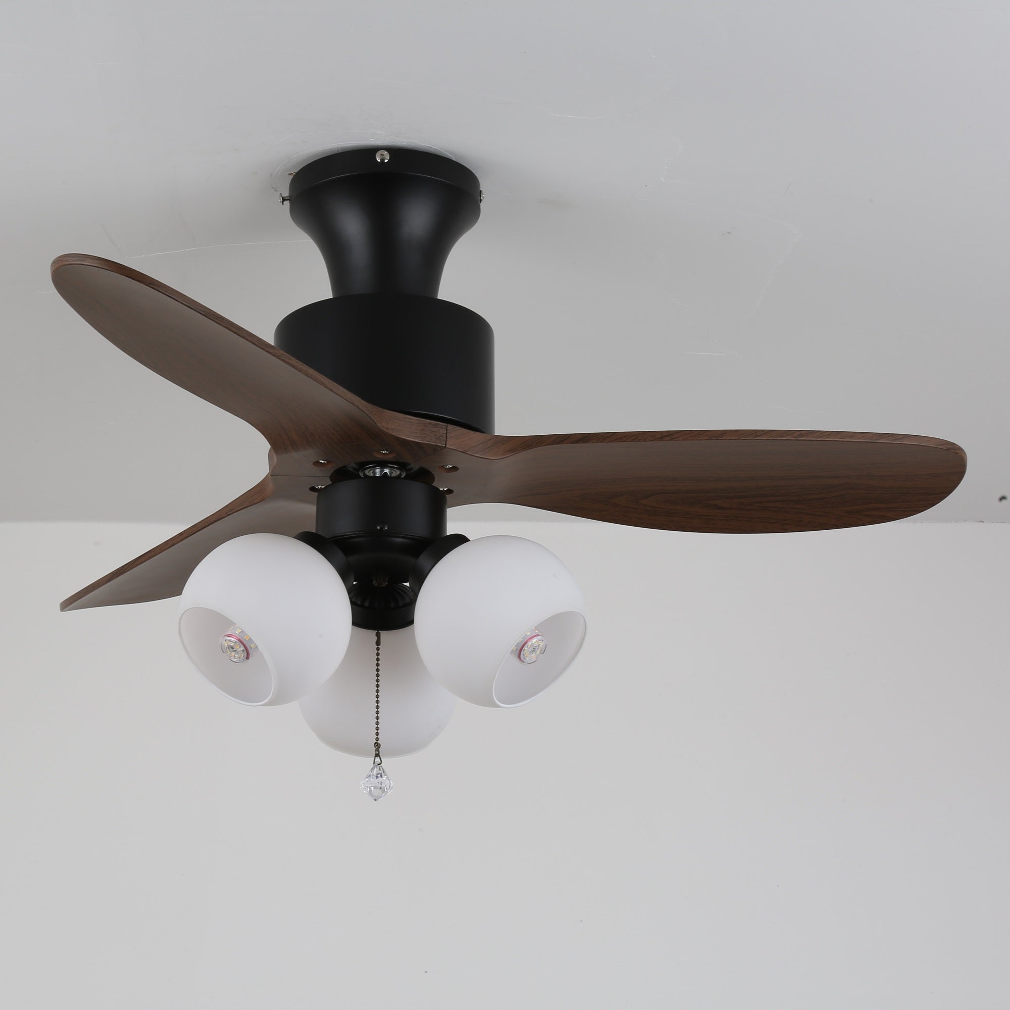 Plafonnier ventilateur globe Limeléon