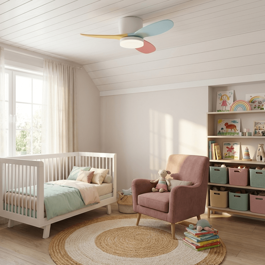 Plafonnier ventilateur pétale Zorlinessa