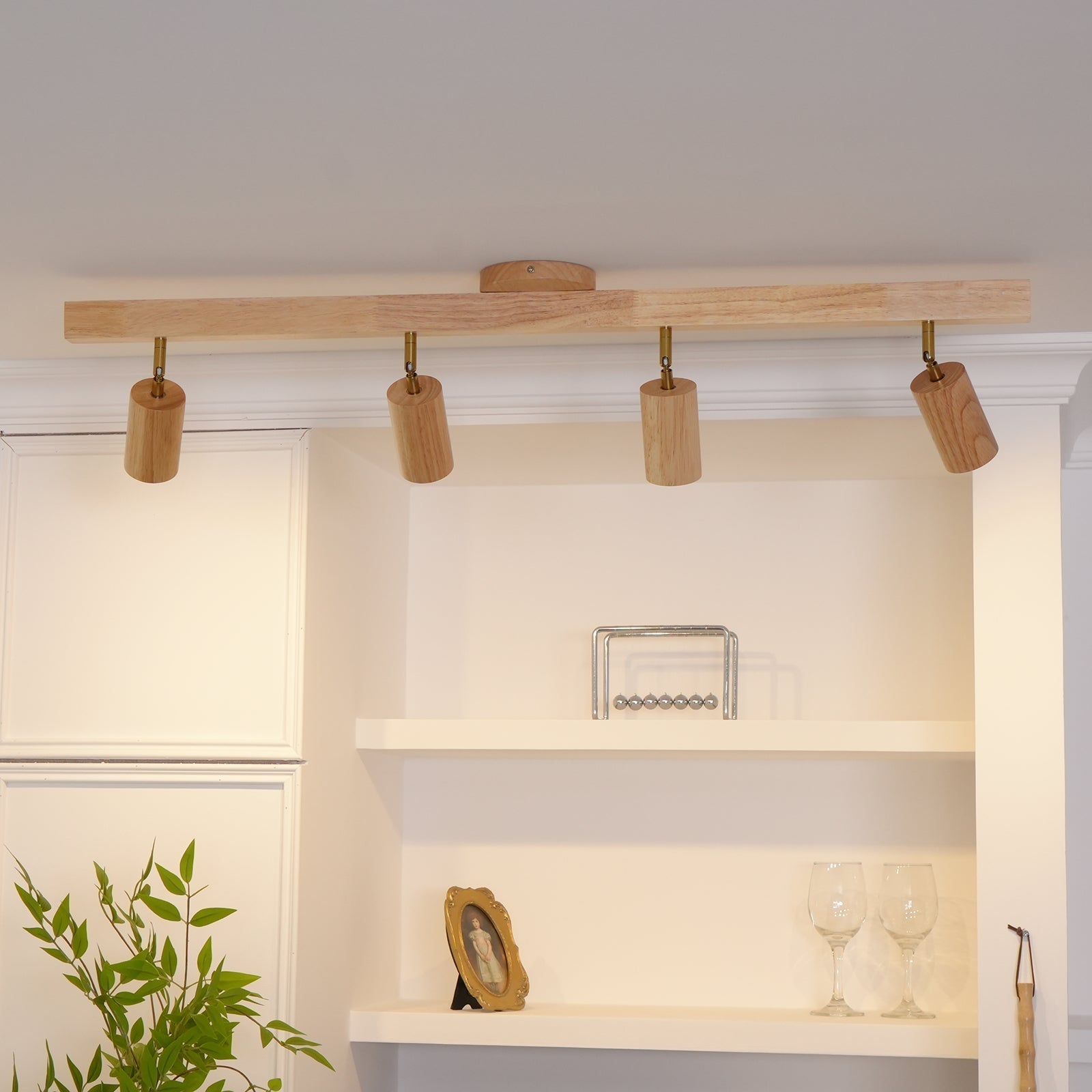 Plafonnier en bois Navelisse