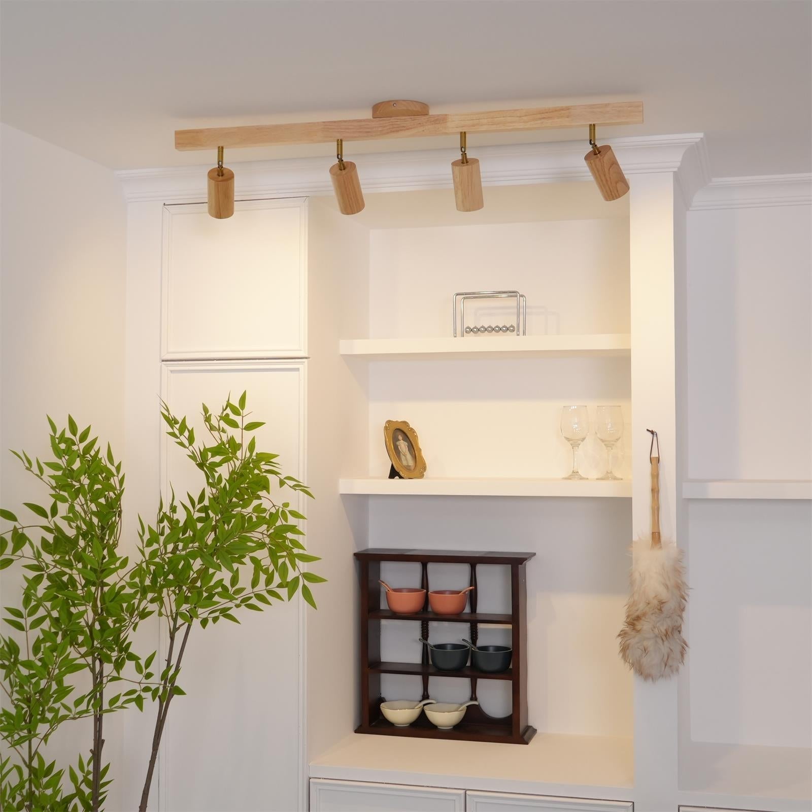 Plafonnier en bois Navelisse