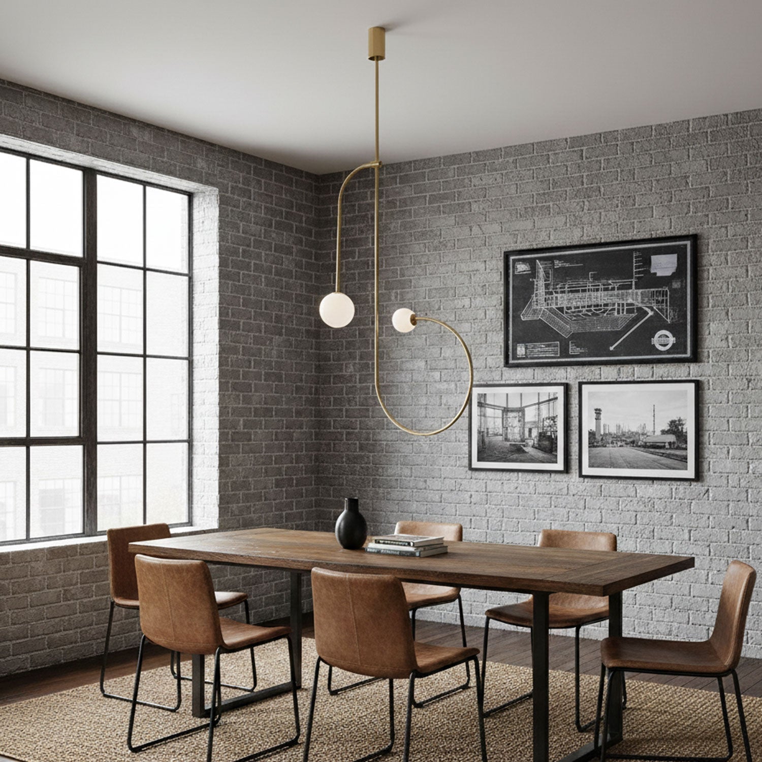 Lustre minimaliste Sezoveux