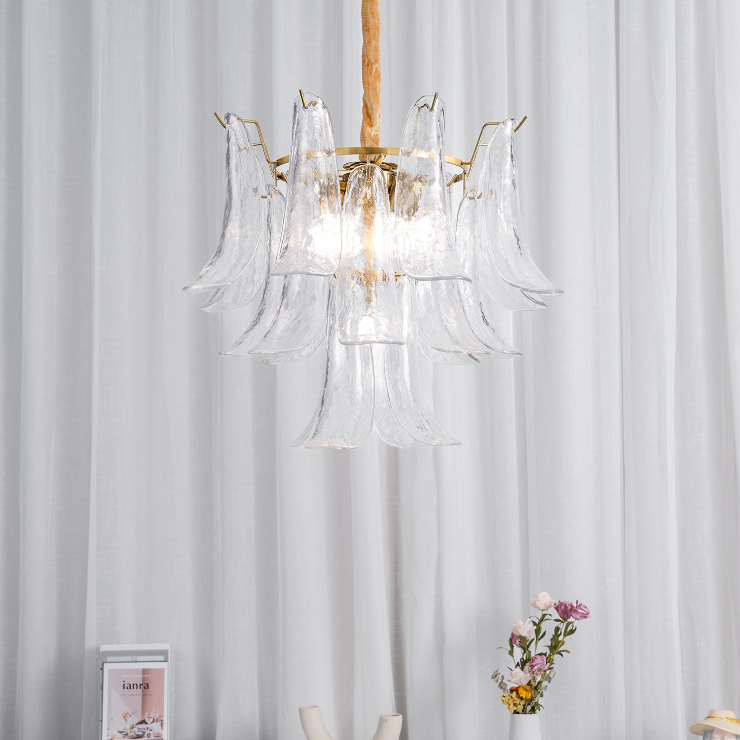 Lustre pétales Kecaléline