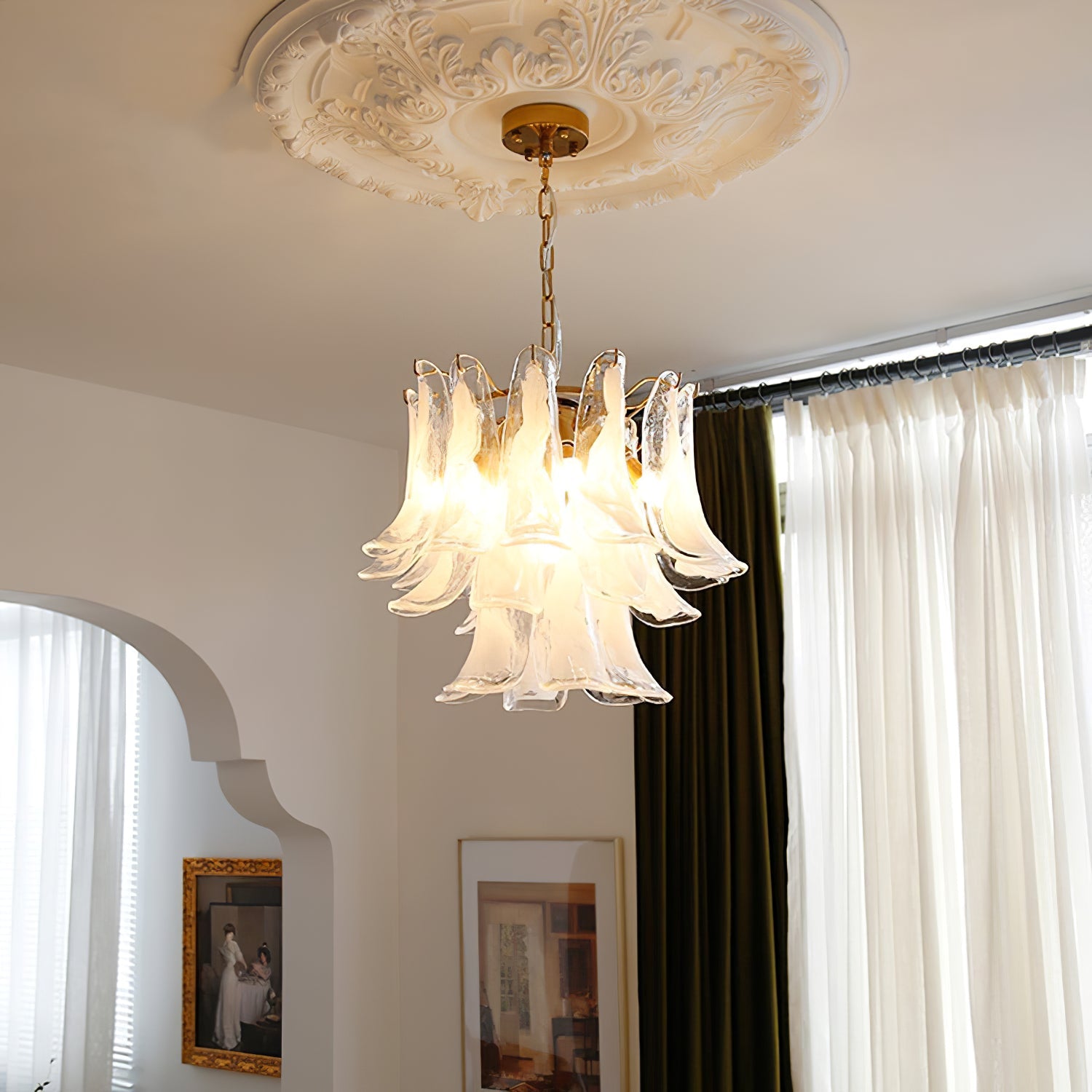 Lustre pétales Kecaléline