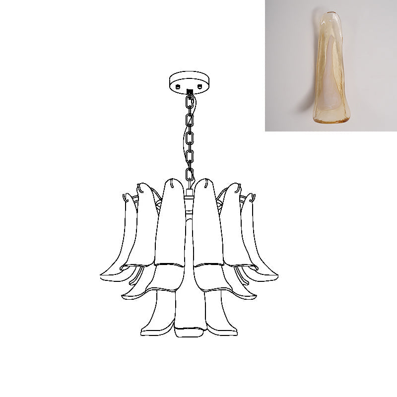 Lustre pétales Kecaléline