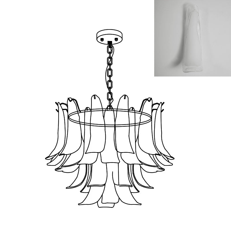 Lustre pétales Kecaléline