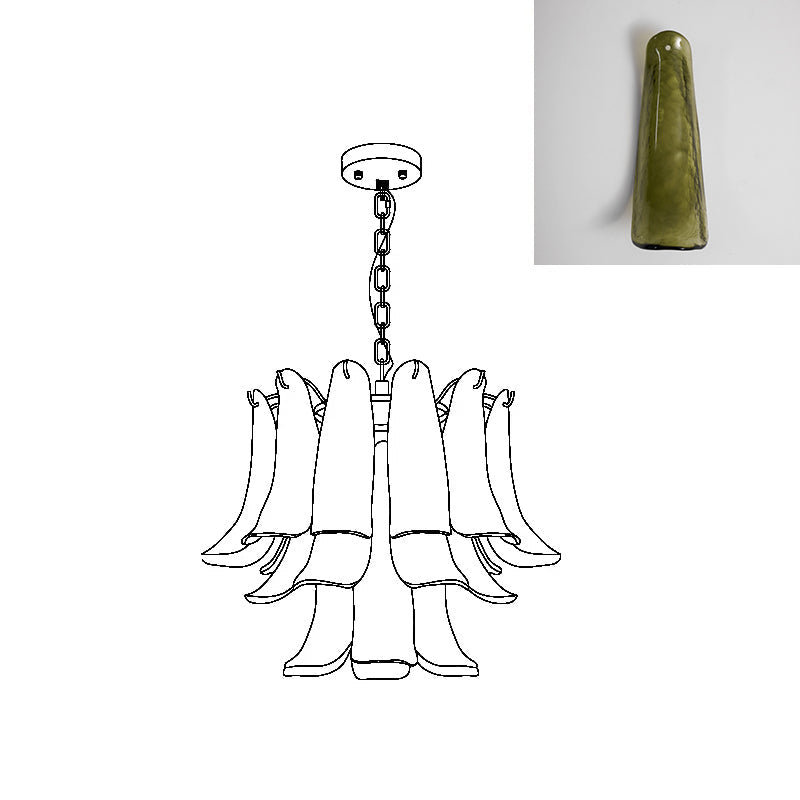 Lustre pétales Kecaléline